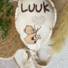 luuk Lichtbeige Speelse Naamballon